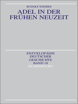cover image of Adel in der Frühen Neuzeit